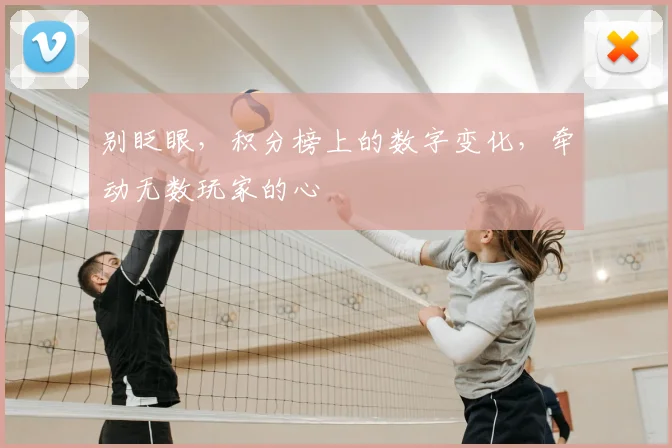 别眨眼，积分榜上的数字变化，牵动无数玩家的心